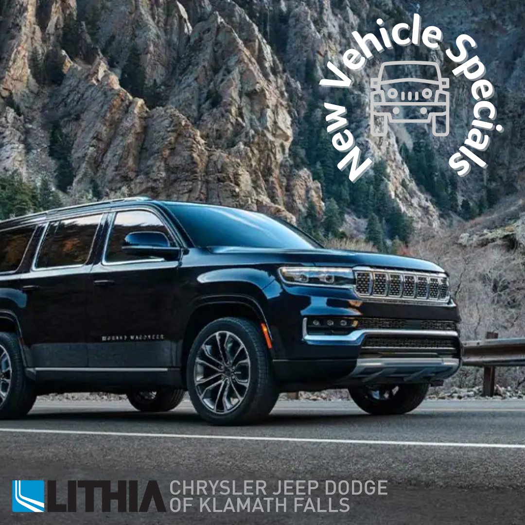 Lithia_KFalls's tweet photo. We didn't want you to miss out on our new vehicle specials🔥🔥🔥
Browse specials with this link, https://t.co/4NDkRnUegL
#KlamathfallsCJDR #New #Chrysler #Jeep #Dodge #Ram https://t.co/XBynjDFjSq