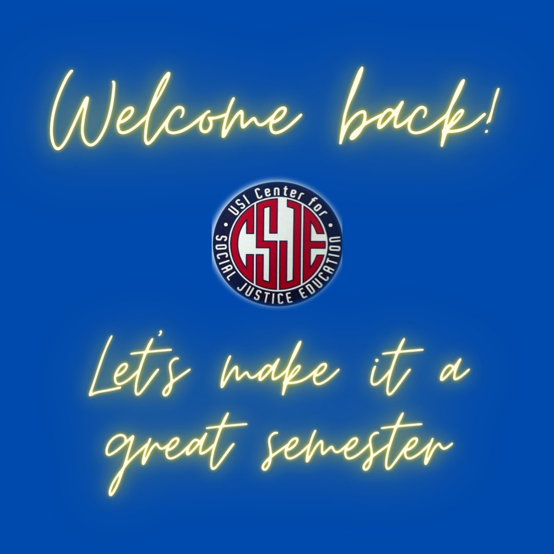 USI_CSJE's tweet photo. Welcome to the first day of classes! So many great opportunities to engage around issues of justice this semester. Mark your calendar for February 24th for Mandela Day of Social Justice &amp; watch our social media for more information to come! https://t.co/rrKoag0bqB