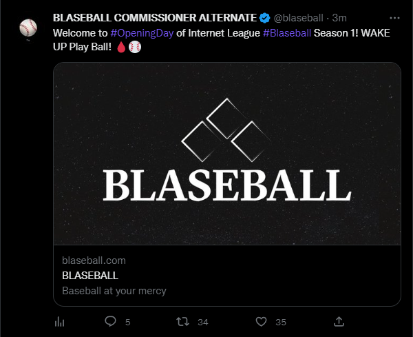 Clip Clipperson, Blaseball Reporter tweet media