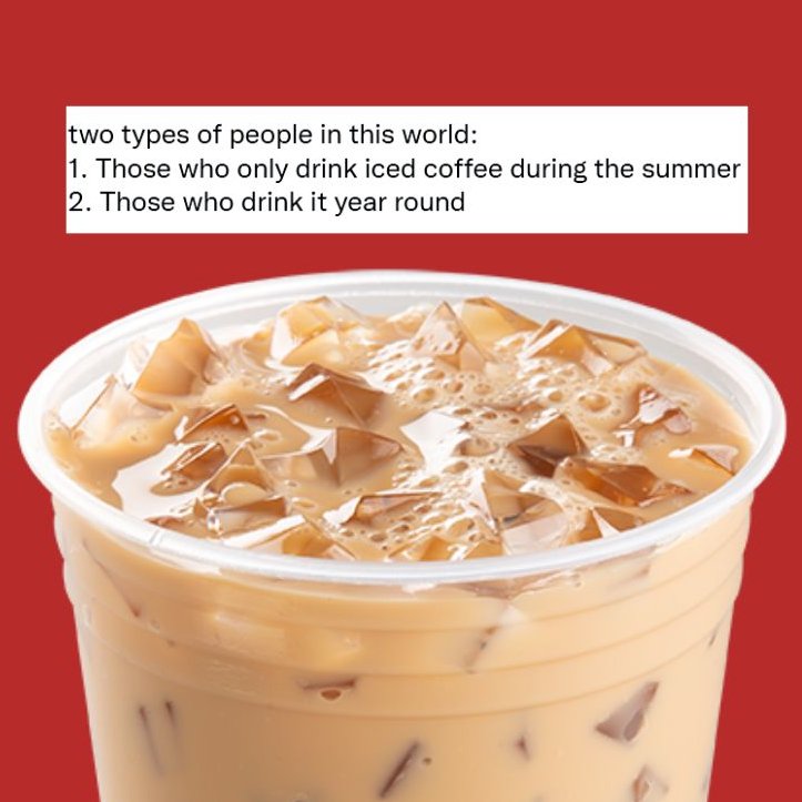 ThorntonsLLC's tweet photo. which one are you?
#icedcoffeeaddict https://t.co/RdyOMvkiGF