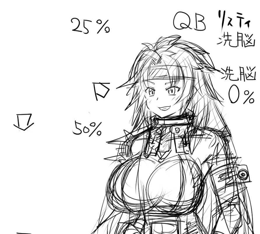 リスティかいてます
髪型かくのむずすぎひん? 