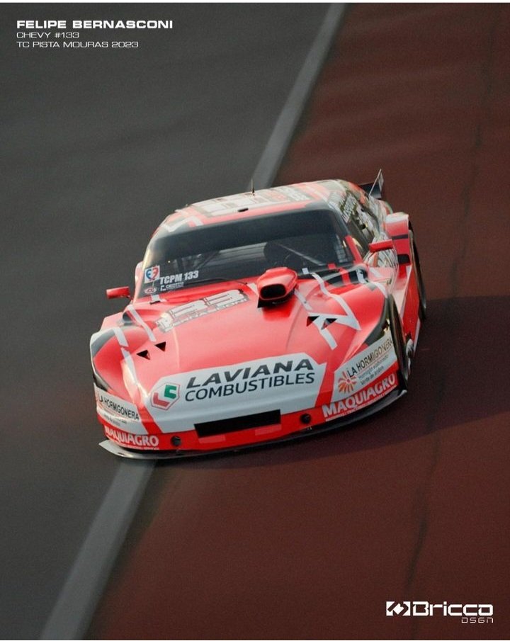 TomiMolinaOK's tweet photo. Así lucirá la Chevy de @felibernasconi para afrontar la temporada 2023 del TC Pista Mouras.

GRAN DISEÑO de @briccodesign 👏👏👏 https://t.co/Mchaa3CAIW