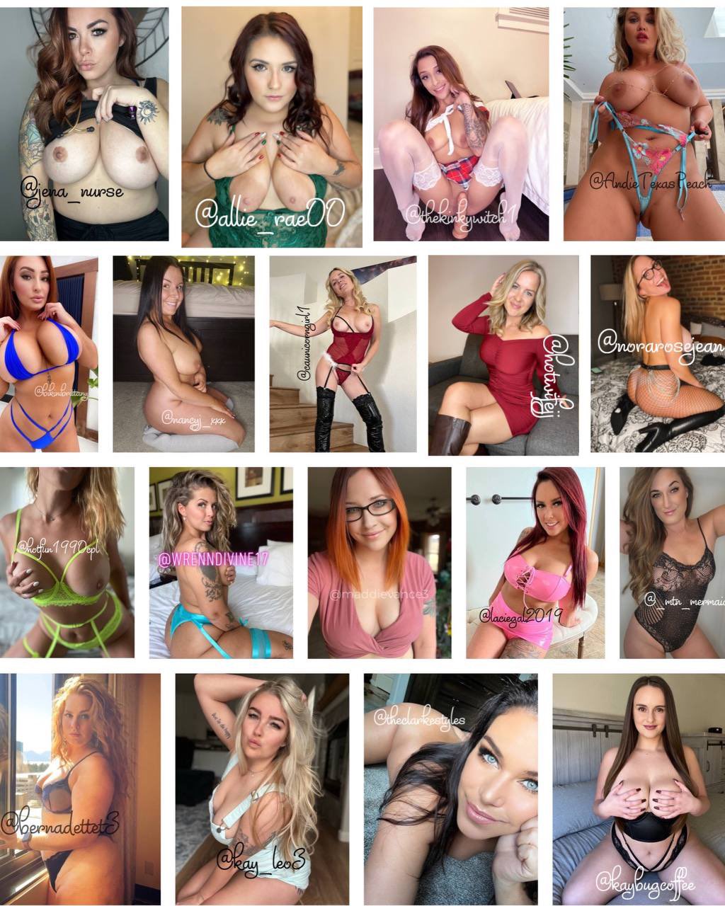 TW Pornstars - Lacie May. Twitter. Collab next week 😍🥵 @kay_leo3  @Jena_nurse @theclarkestyles @nancyj_xxx @allie_rae00 @norarosejean  @wrenndivine17 @hotwifejj @maddievance3 @thekinkywitch1 @bikinibrittany.  3:07 PM - 9 Jan 2023