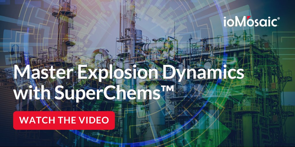 ioMosaic's tweet image. SuperChems™ helps engineers overcome the shortcomings of simple relief design techniques which can often lead to over-design, and more importantly, sometimes leading to under-design. Watch the video. bit.ly/2X4mqF8 
#reliefdesign #processsafetysoftware