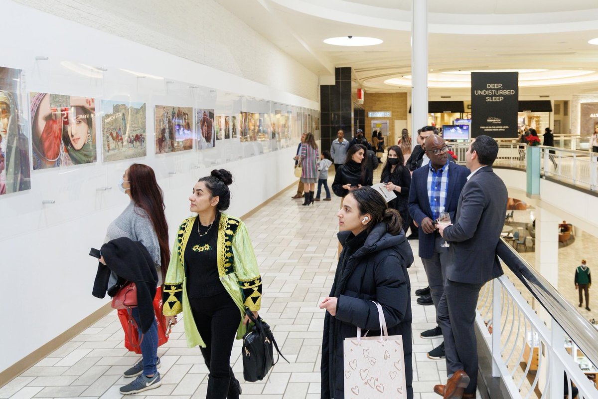 OmaidSharifi's tweet photo. The @ArtLordsNet rescued artworks exhibition is officially open at the @ShopTysons Mall in collaboration with @artsfairfax. It will be open until mid February 2023. https://t.co/Z5uYZi2vuG