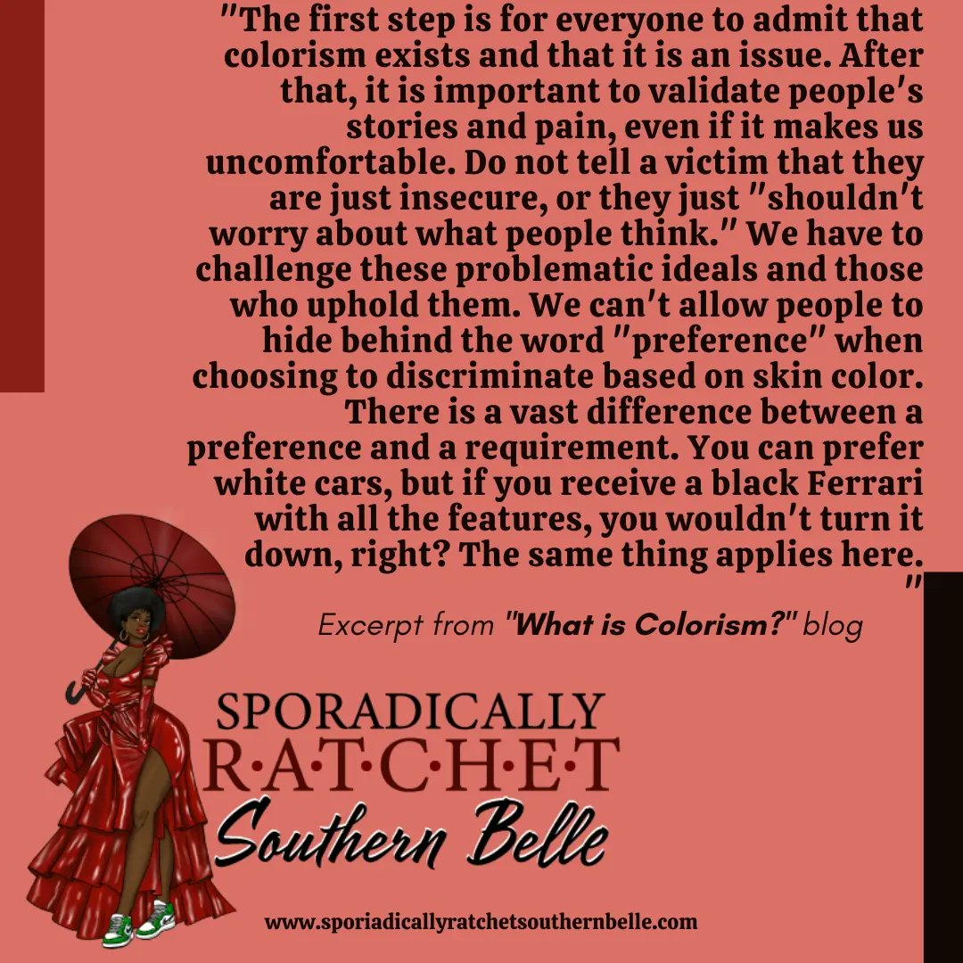 IamMissWhit1's tweet photo. SWIPE ➡️
Read more at https://t.co/enj3ypBkeq ❤️ 💫
#blogpost #blogexcerpt #blackbloggers #colorism #blogging #blogger #blackissues #writingcommunity #blackwriters #writing #writercommunity https://t.co/6pmOIqyeaE