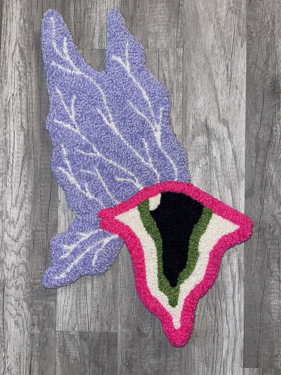 LoveAndTuft's tweet photo. My first rug of 2023 🥹🥹 this rug matches two other rugs and the new rug mirror coming soon! This rug will not be for sale until the whole collection is finished! I love this fairy eye rug so much it is my favorite rug so far 🤩🤩 thank you all 🫶🫶 https://t.co/V4ymj72DFl