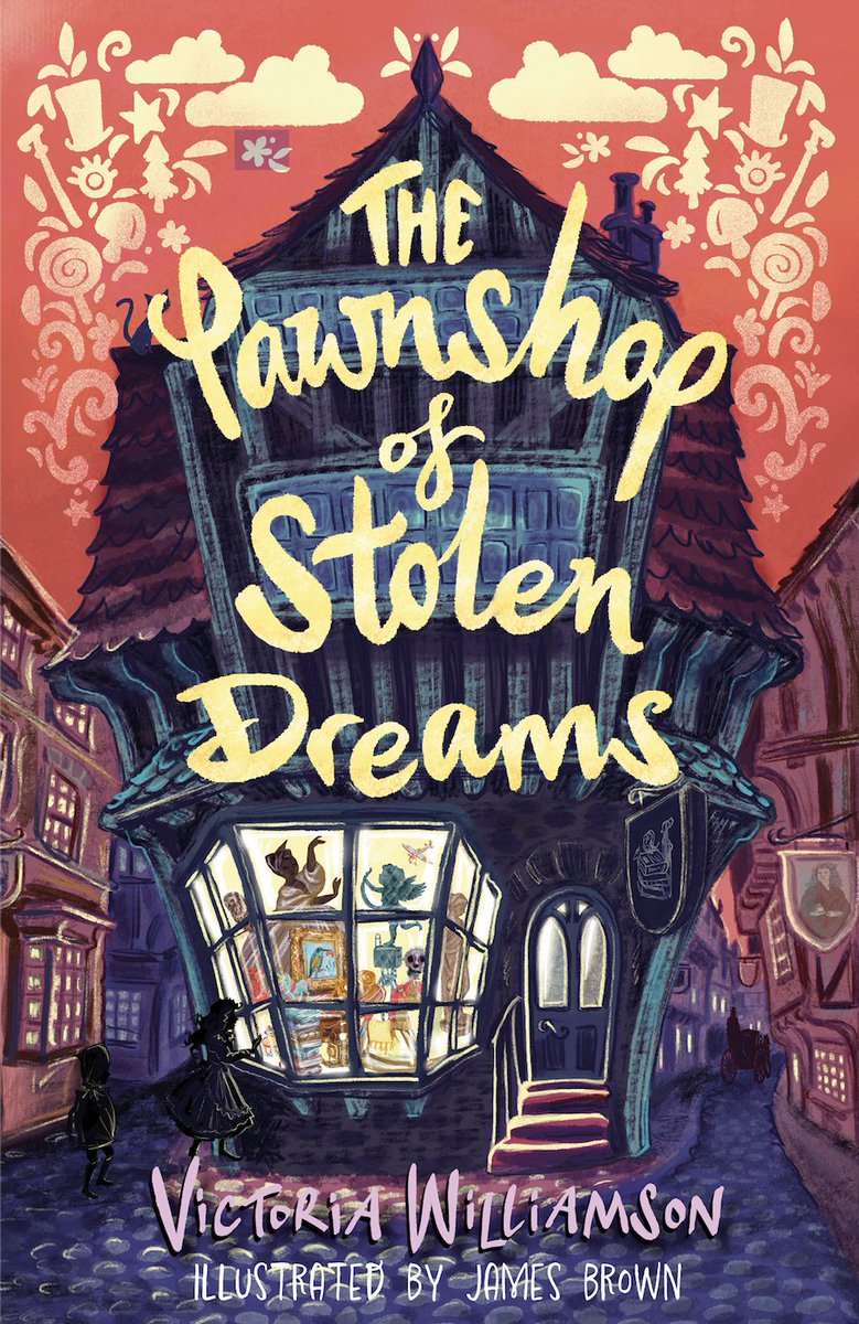 👀COVER REVEAL&BOOK GIVEAWAY!📚 #ThePawnshopOfStolenDreams Victoria Williamson @strangelymagic Illustrator: @jb_illustrates @TinyTreeBooks Delighted to reveal this fantasy adventure that follows 11-year-old Florizel into a mysterious world. Out 6/4/23. RT to win 1 of 5 copies!