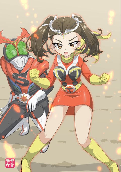 納品しました!
超電子ダイナモでチャージアップしたタックル(岬ユリ子)です!
クライアントさんの希望で、マスクオフのデザインにしました!
#Skeb 