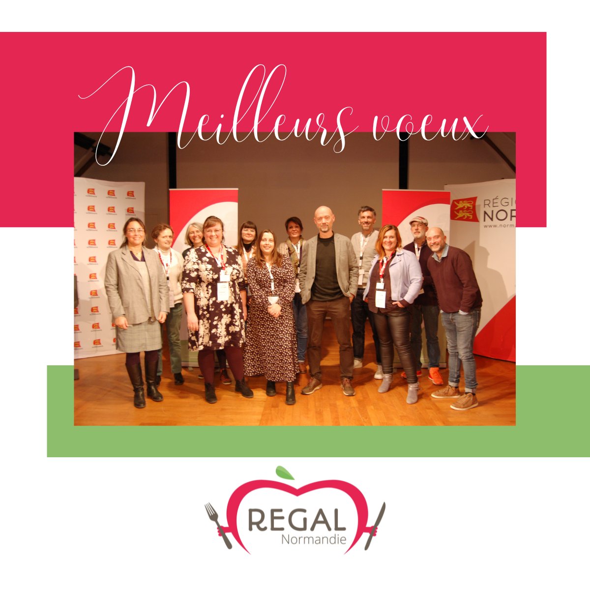 L'équipe du RÉGAL Normandie vous présente ses meilleurs vœux pour l'année 2023. Qu'elle soit riche d'actions palpitantes et efficaces de réduction du gaspillage alimentaire ! 
#gaspillagealimentaire  #normandie #zerowaste #environnement