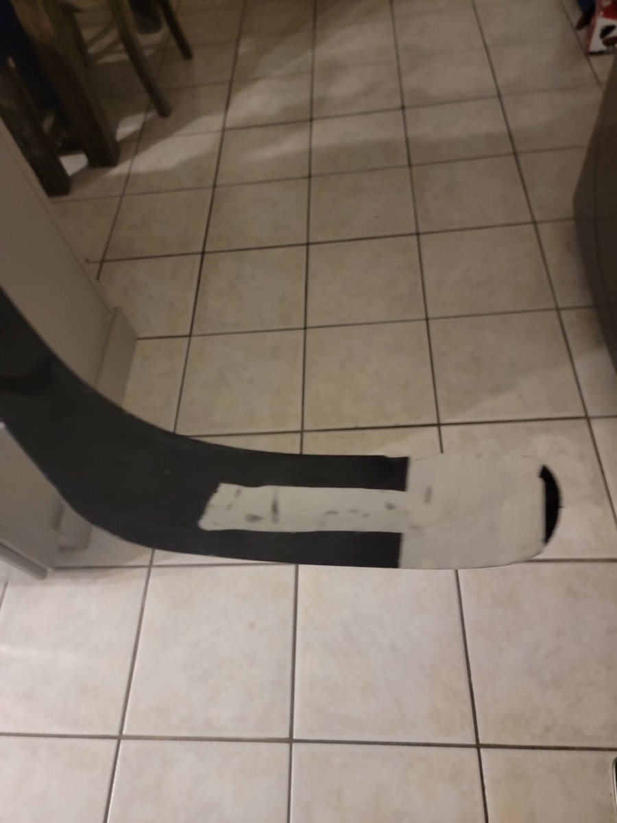 BrianPeski's tweet photo. Liam decided to tape his stick like his favourite player @timstuetzle18 ... he is the first on his U12 team to tape like this (not a lot of Sens fans in London Ont) and he did ok for his first try #passionforhockey #GoSensGo https://t.co/KAVgmJuEpG