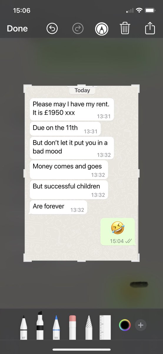 My daughter to me, before going back to University.  She cracks me up. I can’t stop laughing. 🤣😂😂