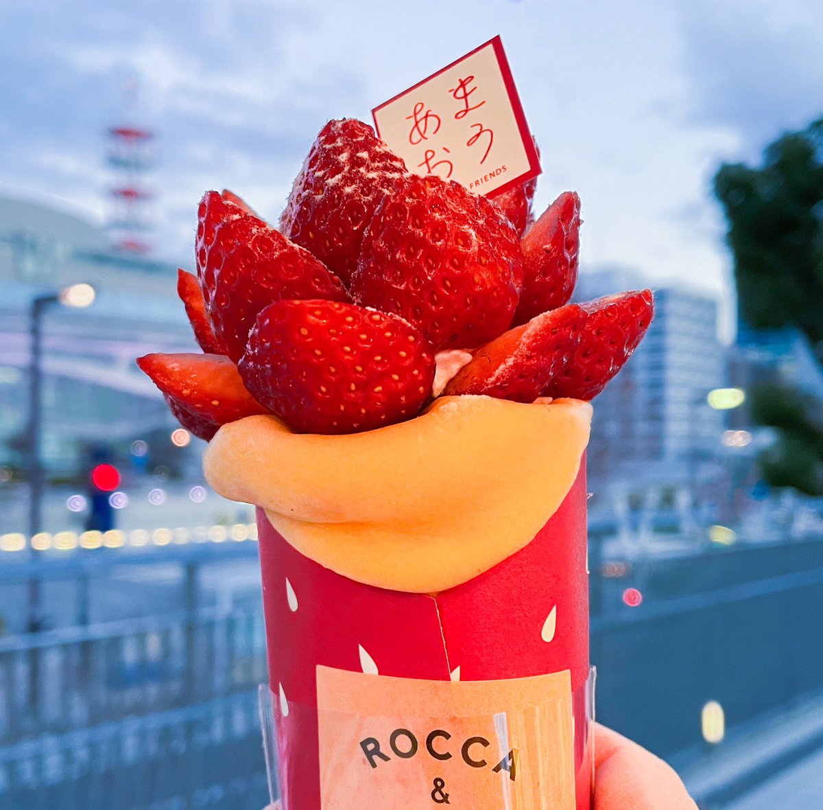 masa_kish's tweet photo. あまあまあまおうクレープ
#roccacreperie #クレープ
#あまおう #レイヤード https://t.co/u2SjG049lv