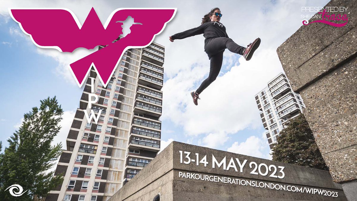 SheCanTrace's tweet photo. And here we GO!

The awesome Women’s International Parkour Weekend is back, 13-14 May 2023 in London!

A whole weekend of workshops, training, community and fun with some of the best women movers from around the world. Book fast!! #WIPW2023

https://t.co/XIhHzhMMTf https://t.co/sZ4yxQSF1R