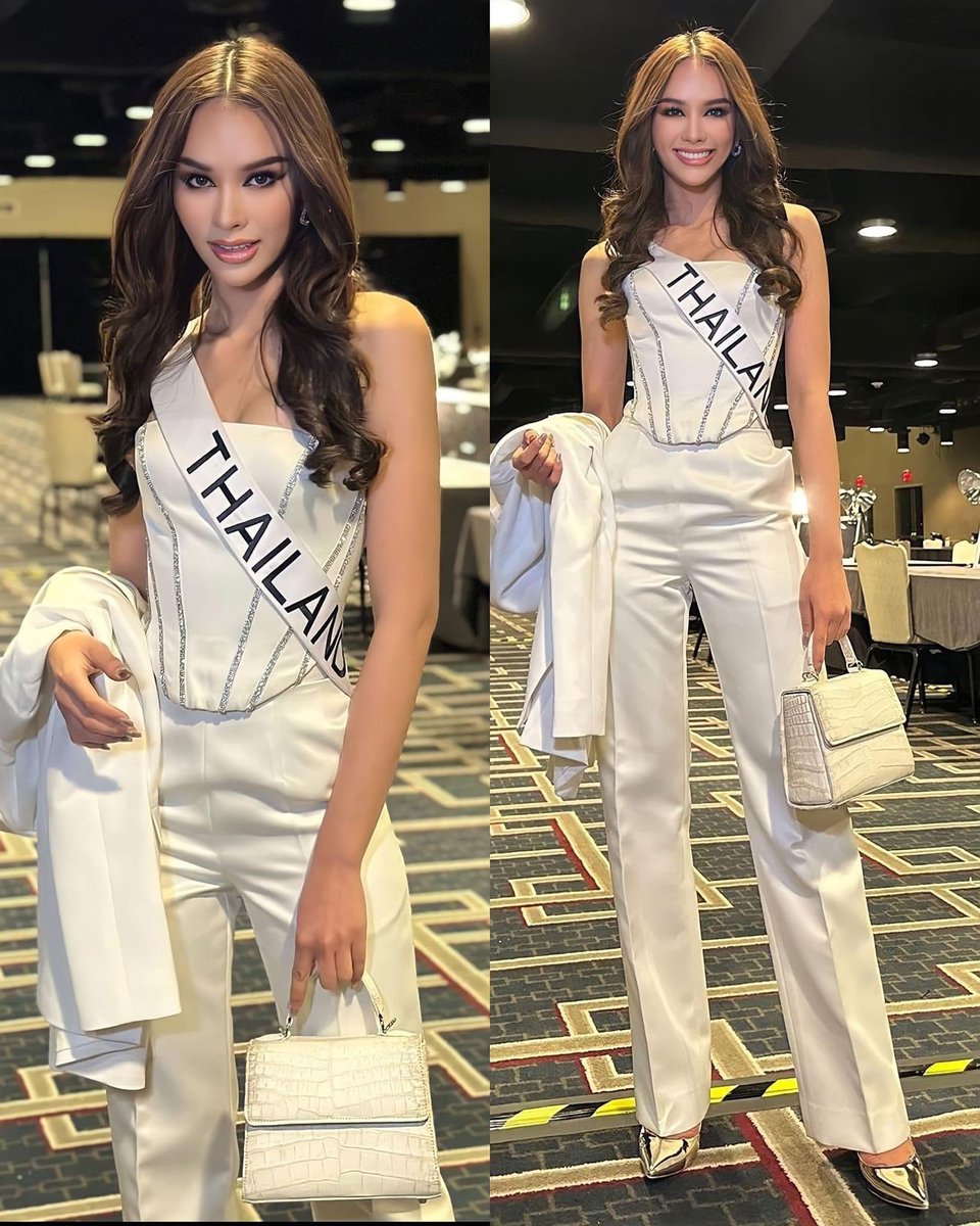 supattanada's tweet photo. ไทยแลนด์มาแล้วค่ะ 🇹🇭✨✨
#MissUniverseThailand2022 
#MissUniverse2022
#MissUniverse https://t.co/iNrjNKqRMe