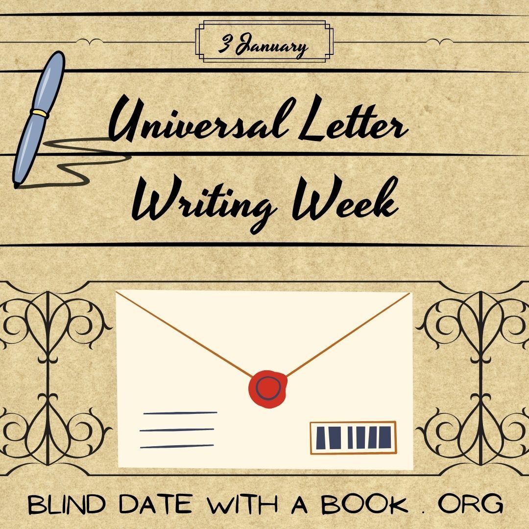 blinddatewbook's tweet image. Welcome to Universal Letter Writing Week!

Have you ever had a pen pal? 

I did when I was younger and kind of miss it now.

#blinddatewithabook #letterwritingweek #penpal #booklover #reader