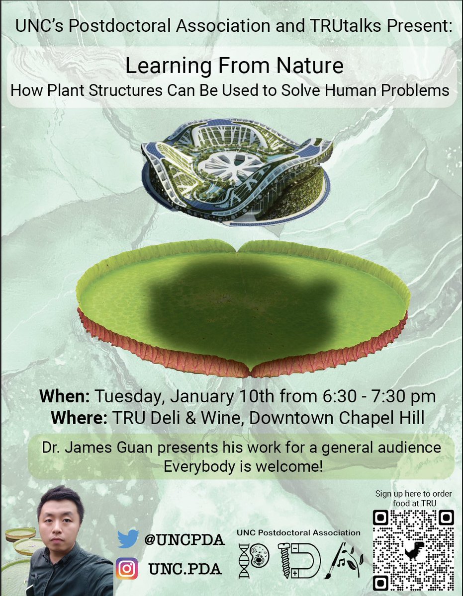 TruSciTalks's tweet image. Did you know Velcro was inspired by plants? Humans face many challenges that require smart solutions. Nature can be a rich resource of solutions. Sometimes we just have to take a closer look. Join us for this talk &amp;amp; see what we can learn from nature #science @UNCPDA @UNCPostdoc