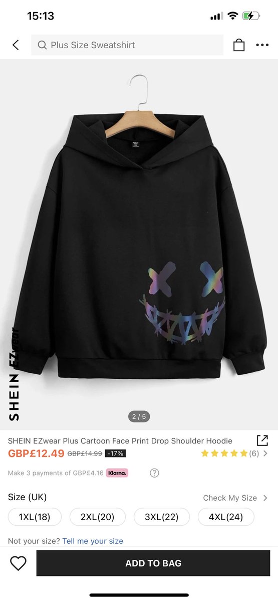 Honeybobs's tweet photo. @SHEIN_Official  how do I get my new top…to look like this? The one on the right? It’s dull now. Do I need to heat it up? Wear it in the dark? Pls help. I love it xx https://t.co/ncHAtK4tlV