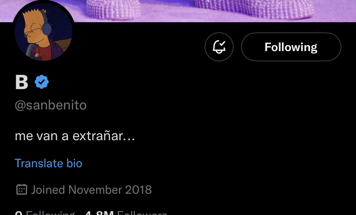 vrodriguez94's tweet photo. @sanbenito no nos dejes! 😭 I blame all of you trying to cancel him 🙃#badbunny https://t.co/s1eEXRlIaQ