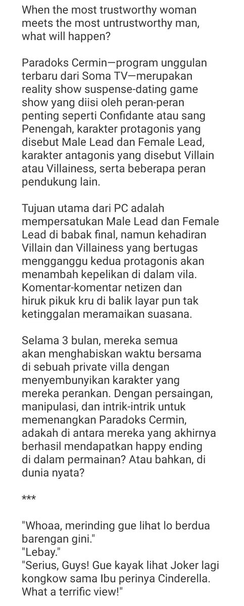 fauziatusalama's tweet photo. Aku lagi males bikin reading thread, jadi aku bakalan share makanan2 bikinan Chef Kalev ajalah hehe~

📗 : The Confidante Plot
🖋 : Aranindy
🏢 : @PenerbitClover 

#FSReads2023 https://t.co/hvcvfPJzLV