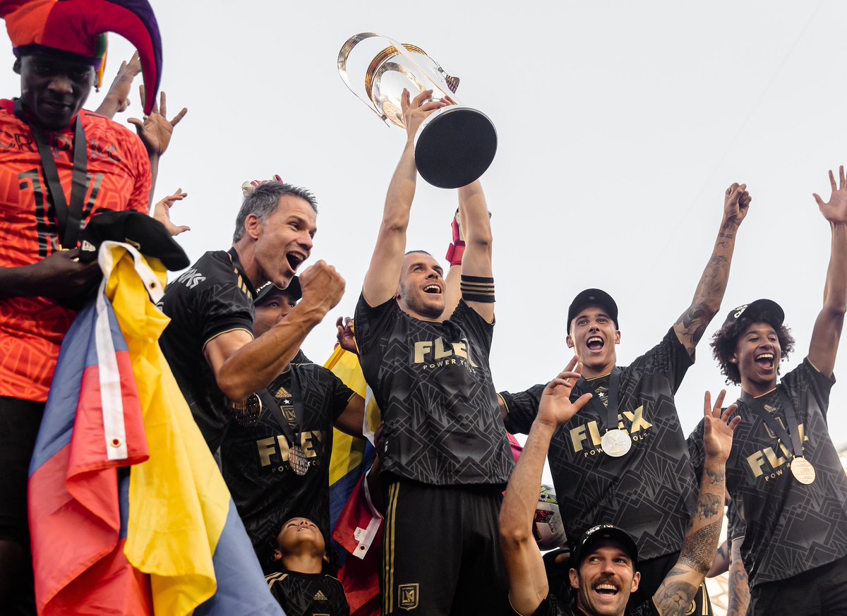 LAFC's tweet photo. What a year. 🏆

Enjoy the next chapter. https://t.co/PNVkcTEB8r