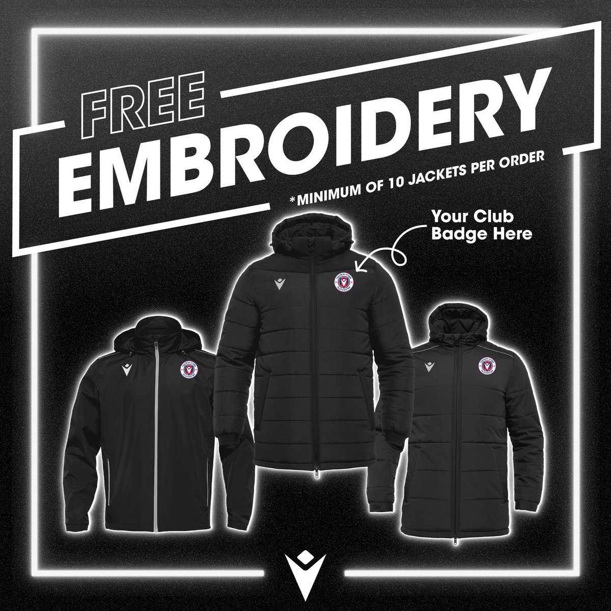 Macron Store (@macronstore) on Twitter photo January Offer!
Get free embroidery when you order a minimum of 10 jackets throughout the whole of January. Offer is only valid on specific product lines.
Please enquire by calling us on 01452 386400 or emailing us on hello@macronstoregloucester.com to find out more. January Offer!
Get free embroidery when you order a minimum of 10 jackets throughout the whole of January. Offer is only valid on specific product lines.
Please enquire by calling us on 01452 386400 or emailing us on hello@macronstoregloucester.com to find out more.