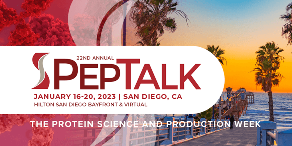 Just one week until we will be exhibiting at PepTalk 2023! Look for us at booth #502. <a href="/CHI_Healthtech/">Cambridge Healthtech Institute</a> #PTK23