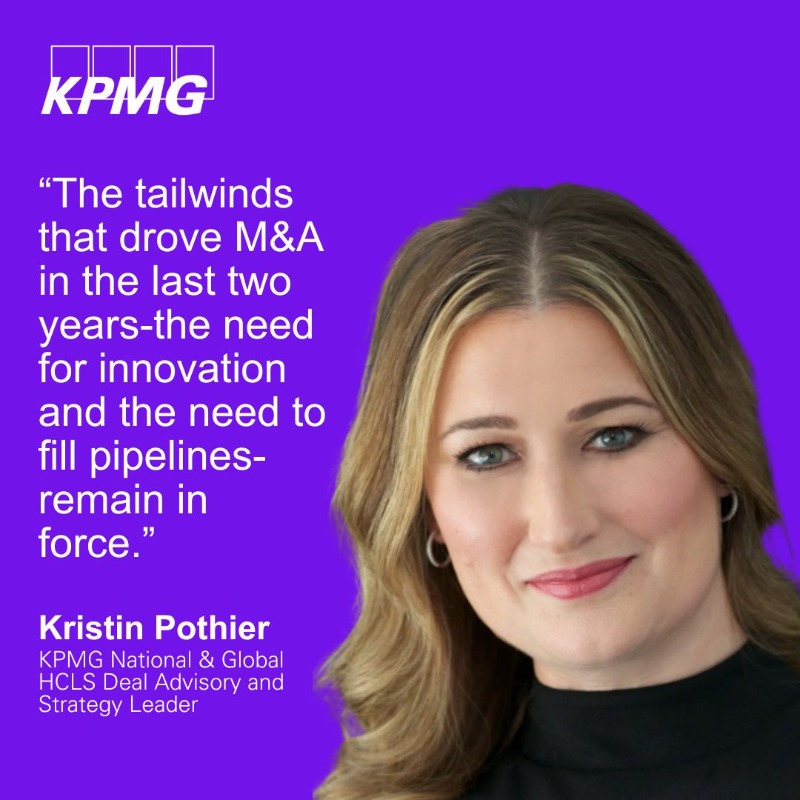 KPMGUS_News's tweet photo. Today, @KPMG_US launched its 2023 #Healthcare and #LifeSciences Investment Outlook. Findings from the report show industry leaders remain optimistic despite historic upheavals and uncertainty throughout 2022. 

Read the full report for further insights ⤵