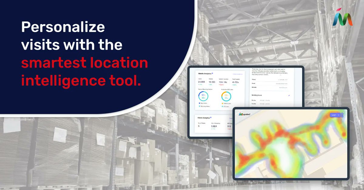 MapstedHQ's tweet image. #Mapsted helps optimize floor space with sophisticated #locationanalytics technology. Learn from dwell-time patterns and occupancy status to create the perfect store experience for your customers. buff.ly/3VY81FM