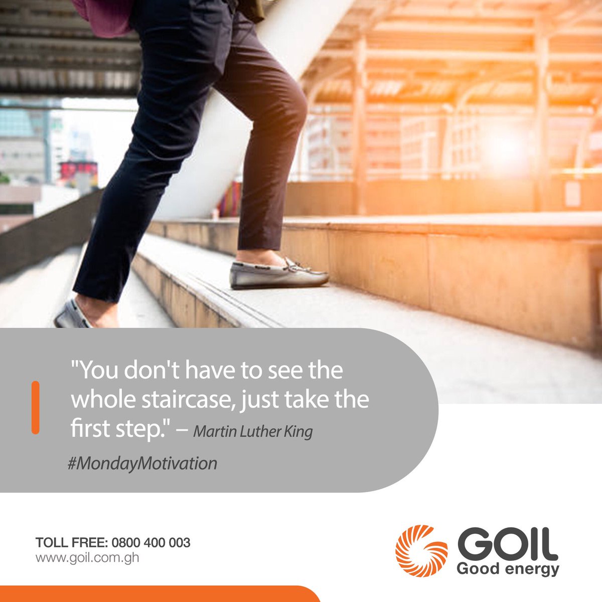 GOIL_Official's tweet photo. Happy New Week!
#GOMakeIt
#MondayMotivation
#GOIL
#Goodenergy https://t.co/gpeHADSrNl