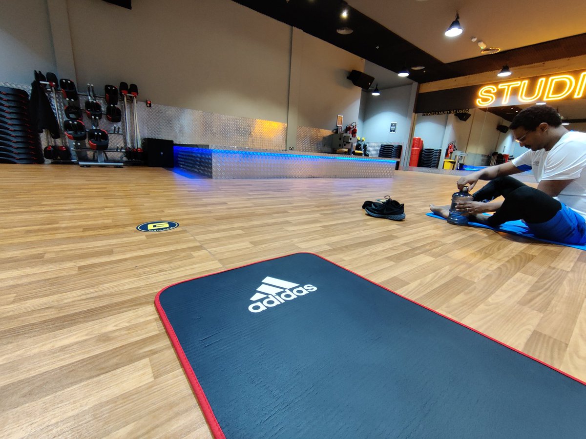 Yoga time with @GymNation_ME @adidasMENA