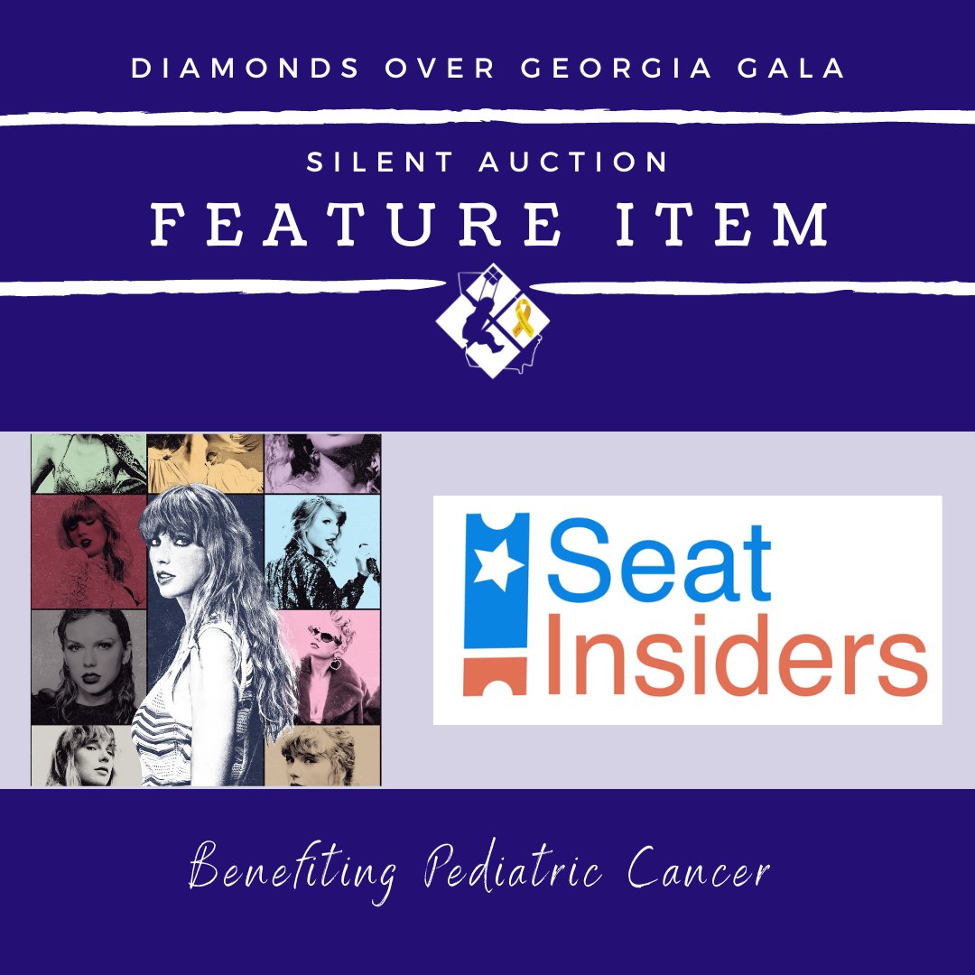 DiamondsGeorgia's tweet photo. (1/2) On January 28th, you don’t want to think “Would've, Could've, Should've”. Join us for our annual charity gala benefiting THON and CURE Childhood Cancer. Our friends at @seatinsiders, a Diamond of Courage sponsor, have donated a pair of @taylorswift13 #erastour tickets! https://t.co/LTGOSsMkCp