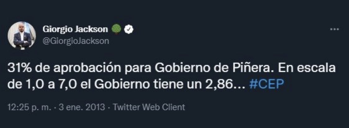 Srgabod's tweet photo. @GiorgioJackson @pulso_tw Cual sería la nota del actual gobierno que cuenta con una aprobación del 27%?? 🤔 https://t.co/R4GSpRUkfg