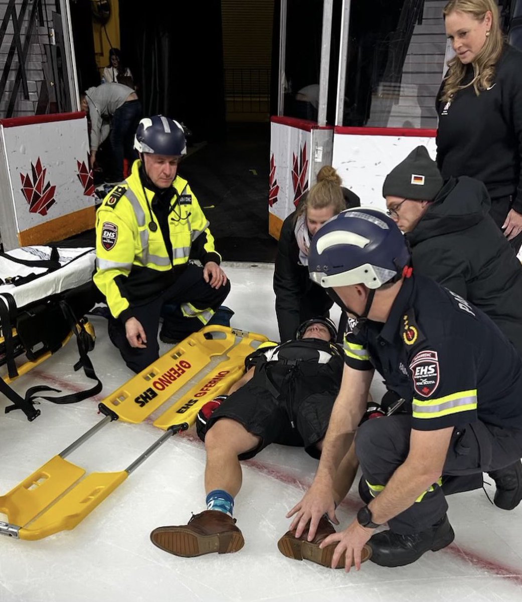 NSTrauma's tweet photo. Great sports events always have great leaders working behind the lights and cameras. Our own TTL Dr. Ryan Henneberry, Chief Medical Officer IIHF 
Halifax World Junior Championship and the medical team deserve many kudos. Well done! @IIHFHockey @TSN_Sports @Doctors_NS @CAEP_Docs https://t.co/kCkrFzUUey
