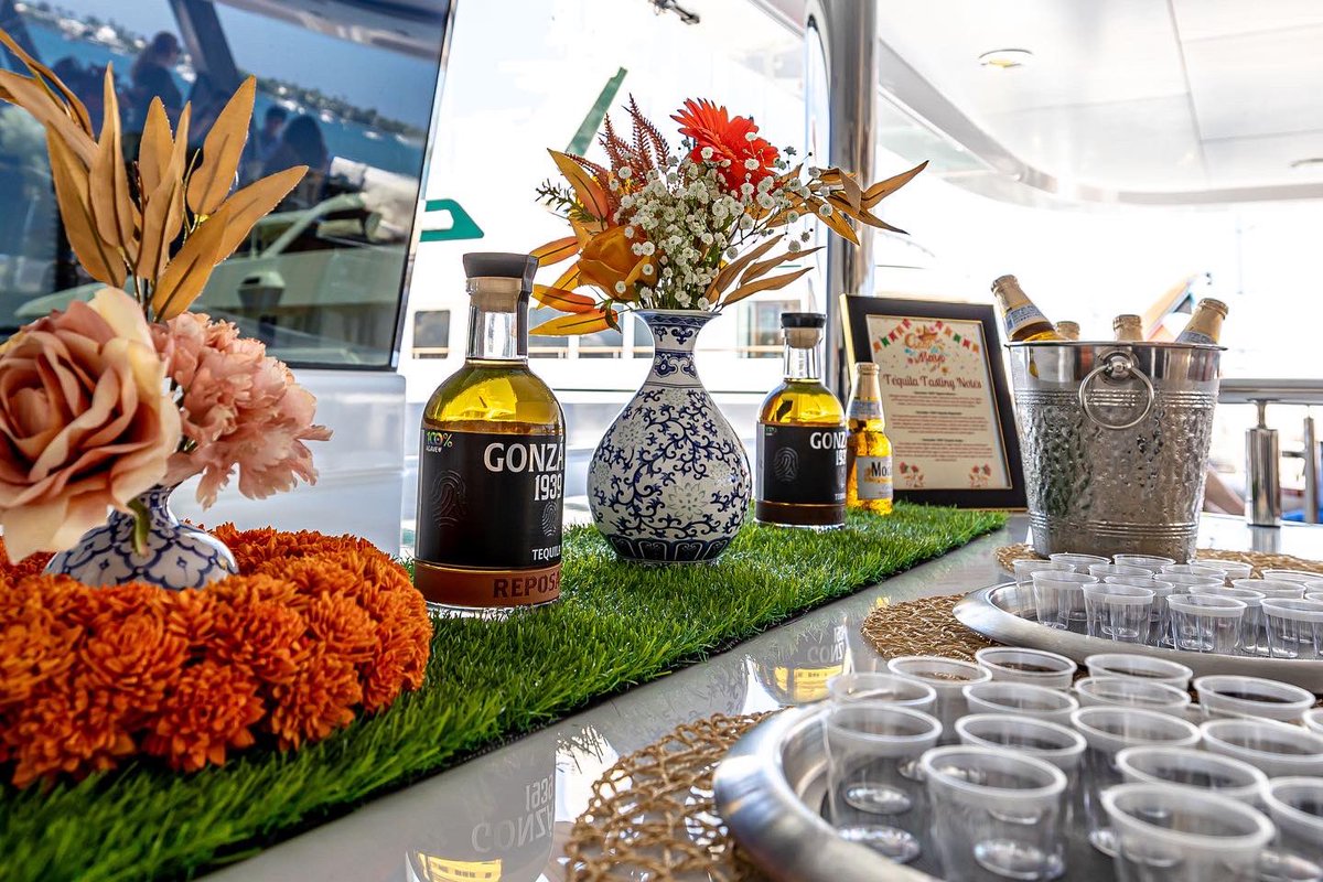 2022 Year in Review | @FGIYachtGroups Cinco de Mayo open house onboard TURQUOISE, the 55.4m @turquoiseyachts superyacht had stunning decorations, food and drinks. We had an awesome time working with both the FGI team and the TURQUOISE crew! #yacht #yachting #charter