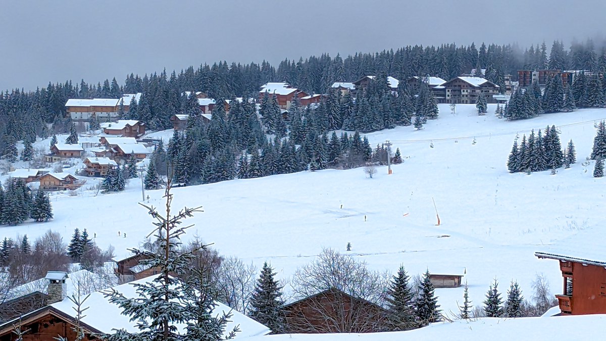[📷 du jour] 🤩 Te voila de retour belle dame, revêtue de ta magnifique robe blanche 🌨