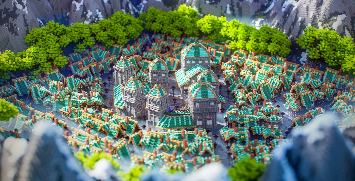 Check out this beautiful render from our latest map: Caralis! 🖼️

The full Timelapse is now live on YouTube 📸 

🔗 youtu.be/fCQ3EC_XQlo  

Follow: @varunallc

Map by: Ruben2710B
Render by: Kubos256
—
© Copyright VarunaLLC.
—
#minecraft #minecraftbuilds #varunabuilds #varuna