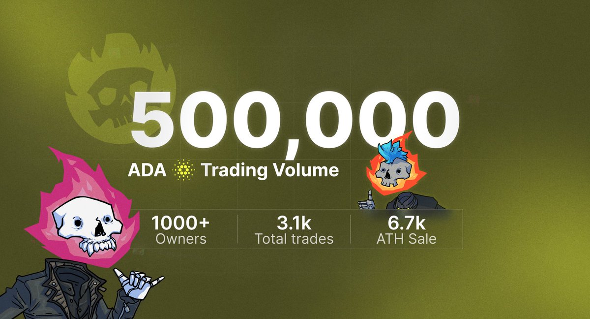 workingdeadnft's tweet photo. We just hit 500,000 trading volume in less than 5 days since our initial mint! 🚀 

Wen Phase 2? 👀 

[like &amp; retweet for a chance to win a TWD NFT] https://t.co/4lZB6XoVHr