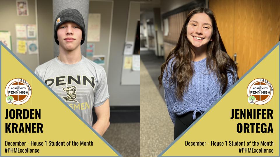 FreshAcademyPHS's tweet photo. December may be over, but we're still celebrating our House Rockers!
House 1: Jorden Kraner &amp; Jennifer Ortega
House 2: Layne Gilliland &amp; Sarah Gregory
House 3: Daniel Campeau &amp; Emerson Nemeth
1/2 https://t.co/Gqyv0UvWCu