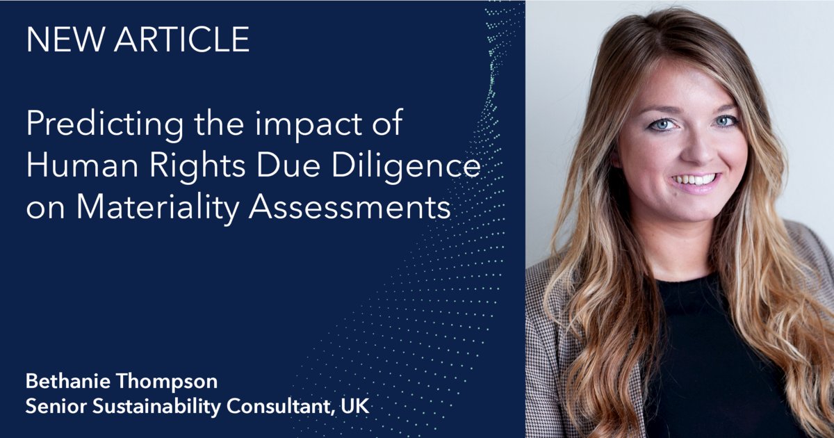🔔 Will the incoming EU Human Rights Due Diligence on Human Rights Directive transform reporting expectations? 🌍 Bethanie Thompson discusses the impacts of human rights legislation and policy on materiality assessments in this article dnv.social/humanrightsdue…