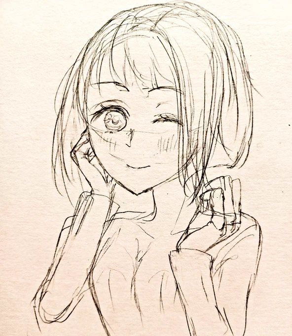 かすみ誕に向けても描いてたけど去年の誕生日絵と余りにもポーズ酷似していたのでボツした。自分の中での中須かすみの表情とポーズが バリエーションなさすぎるwww 
