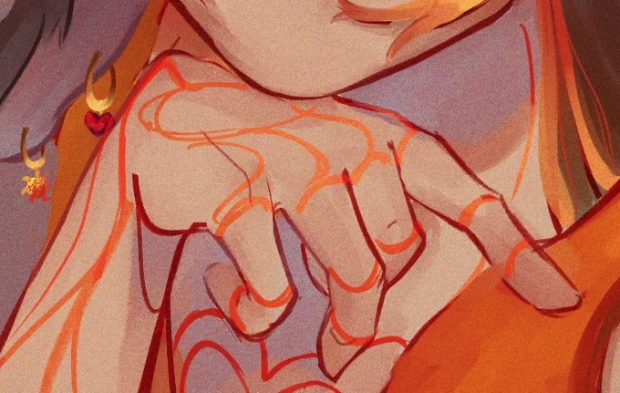 huge fan of drawing only one hand at a time  