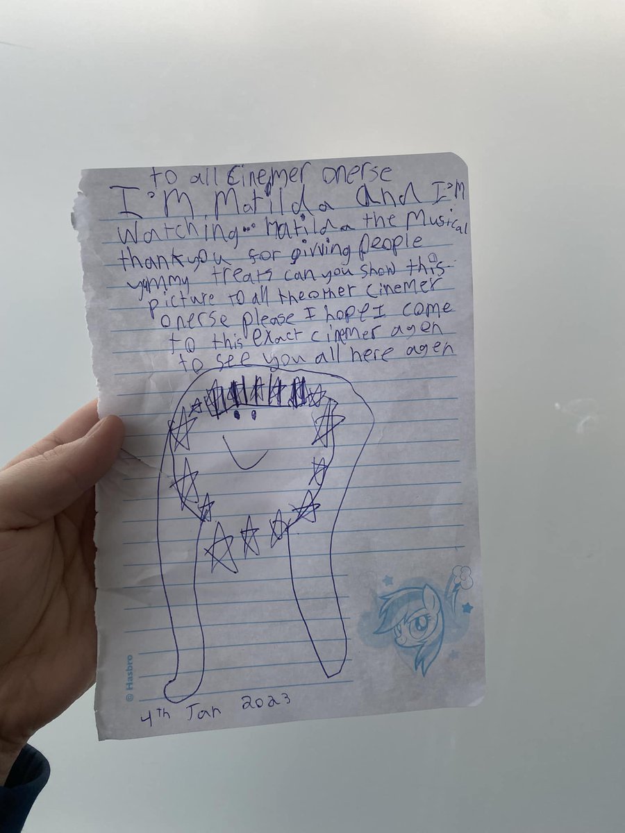 ODEONCinemas's tweet image. The most wholesome feedback our team at ODEON Swadlincote has received 😍