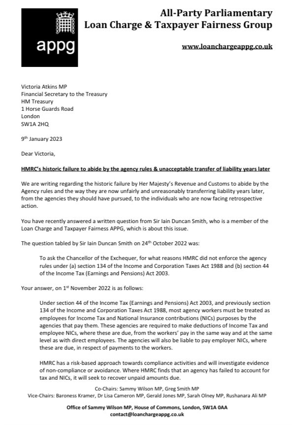 Loan Charge & Taxpayer Fairness APPG tweet media
