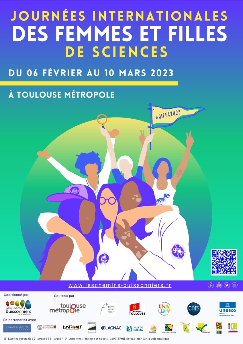 Les Chemins Buissonniers (@les_chemins) on Twitter photo Du 6 février au 10 mars 2023 <a href="/Les_Chemins/">Les Chemins Buissonniers</a> organisent les Journées Internationales des Femmes et des Filles de Sciences 2023 ! 👩🔬👩🎓
🔗 Découvrez le programme : leschemins-buissonniers.fr/wp-content/upl…
<a href="/TlseMetropole/">Toulouse Métropole - INACTIF</a> <a href="/CNRS_Toulouse/">CNRS Occitanie Ouest</a> <a href="/ffcunesco/">Fédération Française des Clubs pour l'UNESCO</a> <a href="/UNADEV_France/">UNADEV</a> <a href="/Toulouse/">Toulouse - Mairie et Métropole ⛱️</a> Du 6 février au 10 mars 2023 <a href="/Les_Chemins/">Les Chemins Buissonniers</a> organisent les Journées Internationales des Femmes et des Filles de Sciences 2023 ! 👩🔬👩🎓
🔗 Découvrez le programme : leschemins-buissonniers.fr/wp-content/upl…
<a href="/TlseMetropole/">Toulouse Métropole - INACTIF</a> <a href="/CNRS_Toulouse/">CNRS Occitanie Ouest</a> <a href="/ffcunesco/">Fédération Française des Clubs pour l'UNESCO</a> <a href="/UNADEV_France/">UNADEV</a> <a href="/Toulouse/">Toulouse - Mairie et Métropole ⛱️</a>