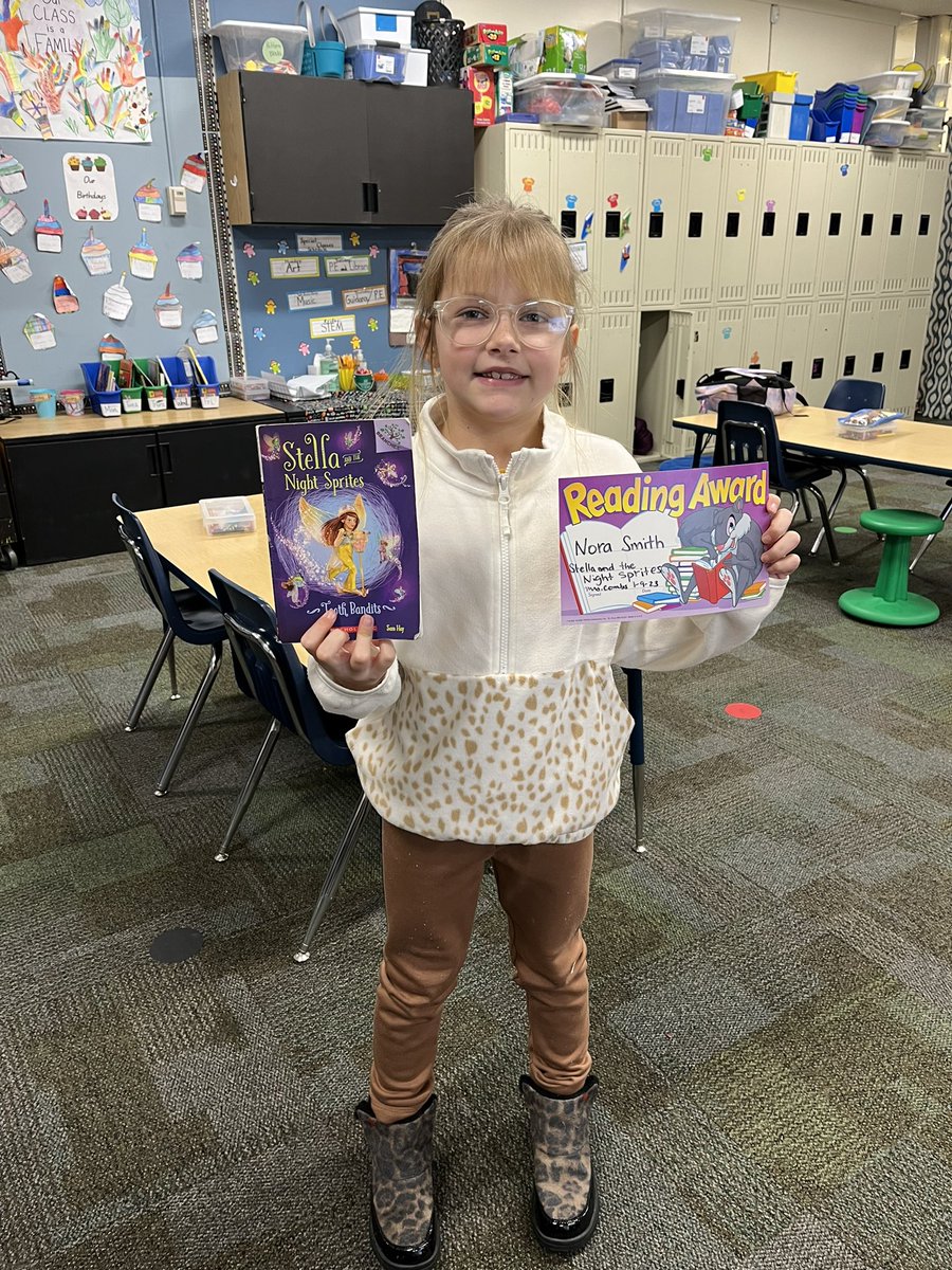 Nora completed ANOTHER chapter book!