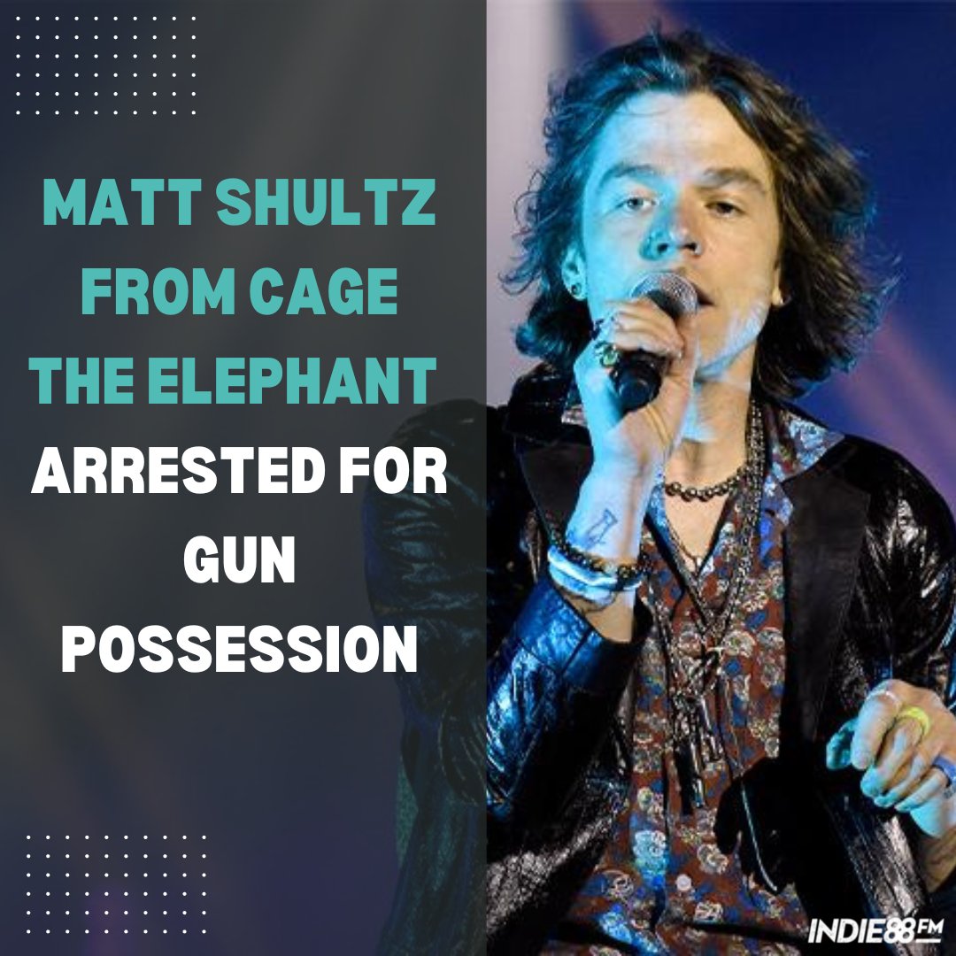 Indie88Toronto's tweet image. #CageTheElephant frontman, #MattShultz was found with two loaded firearms in his room at the Bowery Hotel in New York City.