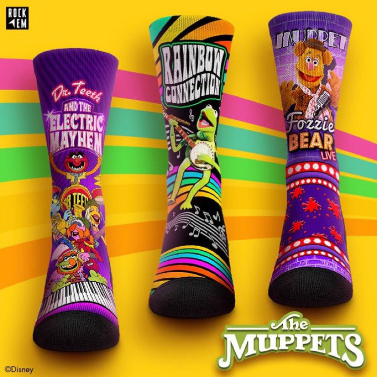 🚨GIVEAWAY TIME 🚨 🐸 Muppet Sock 3-Pack 🎸 I’m partnering with @RockEmSocks for a sock giveaway! Here’s how to enter to win 3 PAIRS OF SOCKS! To win 👇 1) RT this tweet 2) FOLLOW @RockEmSocks & @HistoryMuppet Giveaway ends 1/16