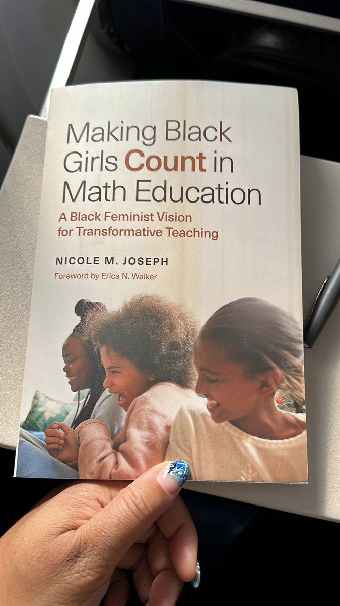 Kicking off my 2023 reading list with @profnicolej book!! ICYMI our conversation, have a listen at blackgirlmath.com