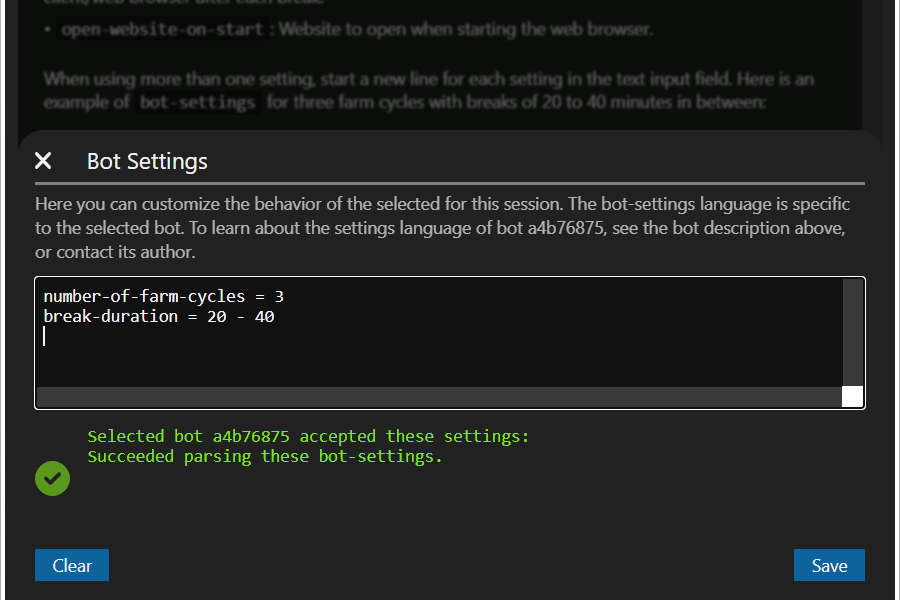 BotLabOrg's tweet photo. Reached another milestone for the interface to run bots. The latest update includes a graphical interface for configuring bot sessions, allowing you to customize the behavior of the selected bot in the 'Configure Session' view.

All details at https://t.co/Sd98V9HHht

#devlog https://t.co/8uZUTOz7oE